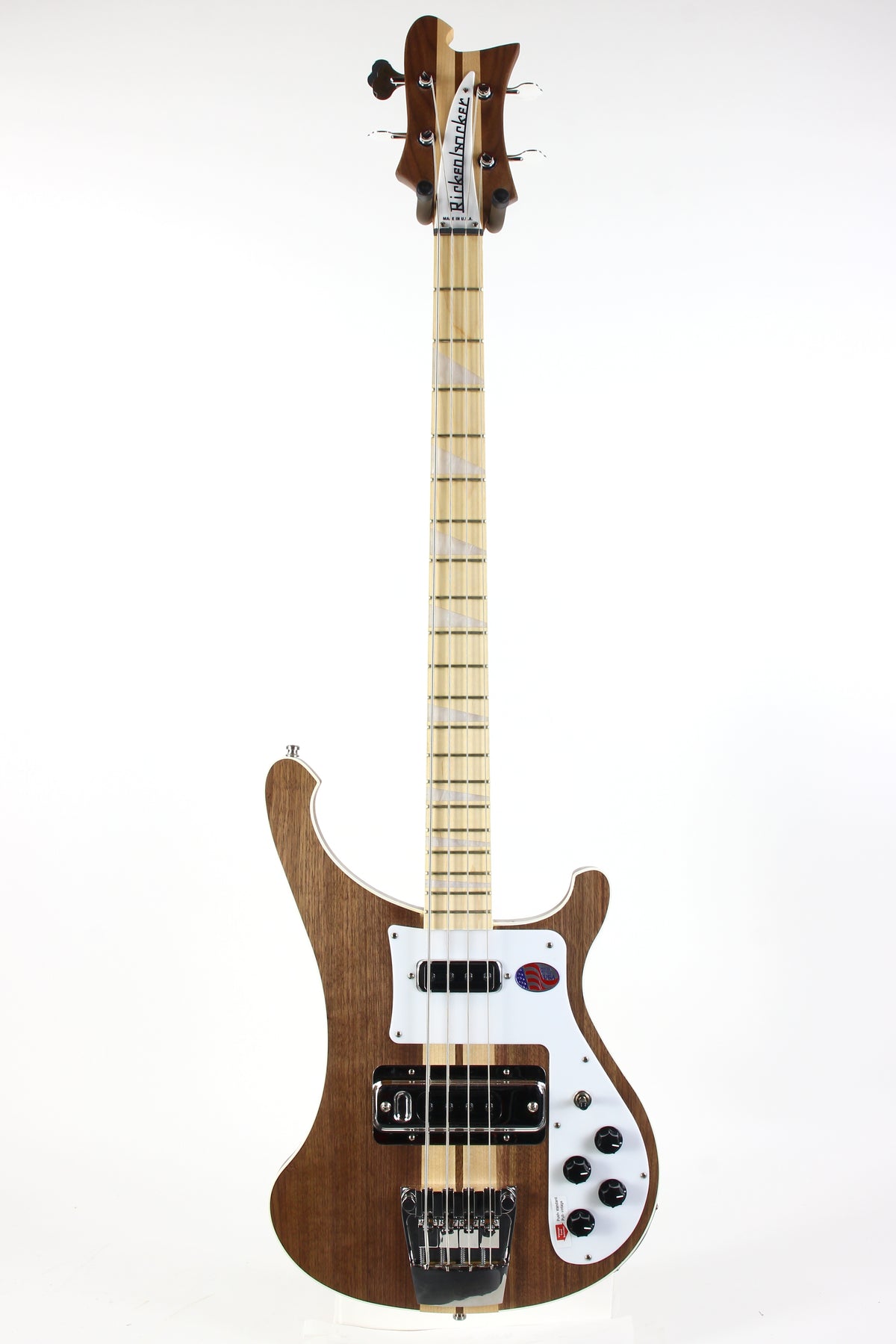 2026 Rickenbacker 4003W Walnut Electric Bass Guitar Stereo Neck-Through 4003