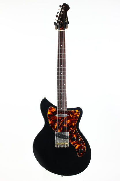 2025 Collings 71 Tele Black Aged Tortoise Guard NAMM GUITAR Electric Guitar | RON ELLIS PICKUPS, Hand-Poured Tortoise Guard