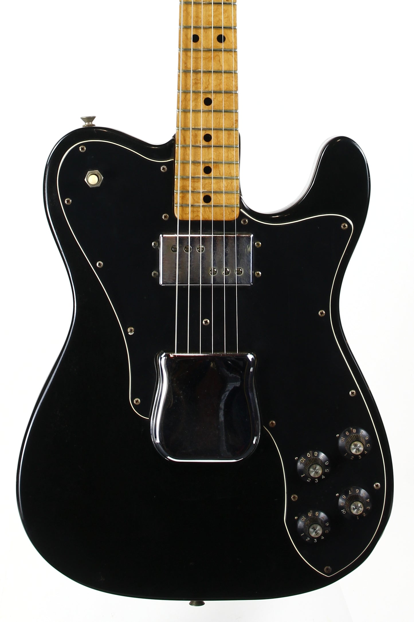 1973 Fender Telecaster Custom FACTORY BLACK | Keith Richards Spec!