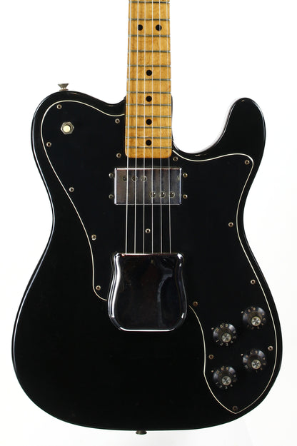 1973 Fender Telecaster Custom FACTORY BLACK | Keith Richards Spec!