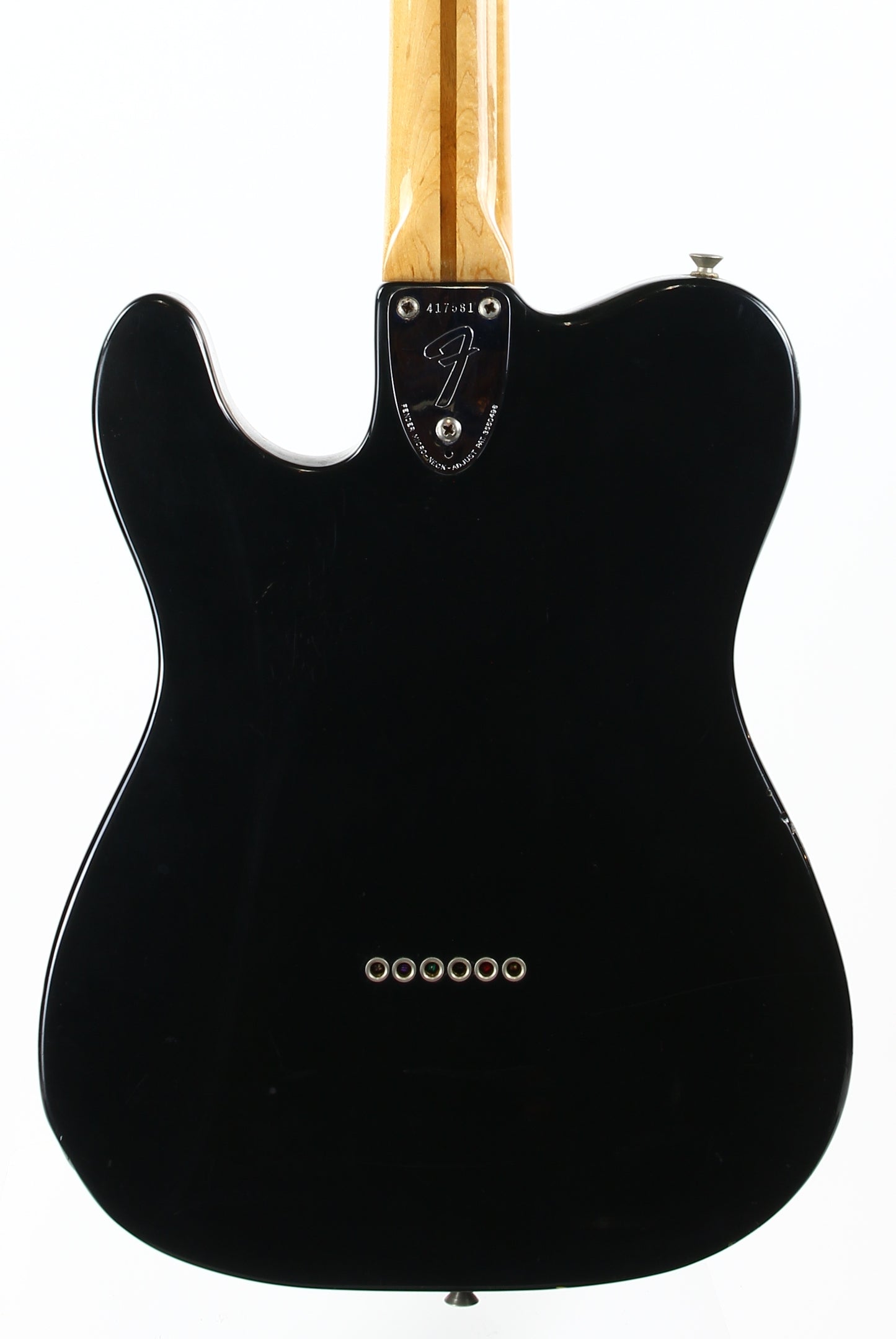1973 Fender Telecaster Custom FACTORY BLACK | Keith Richards Spec!