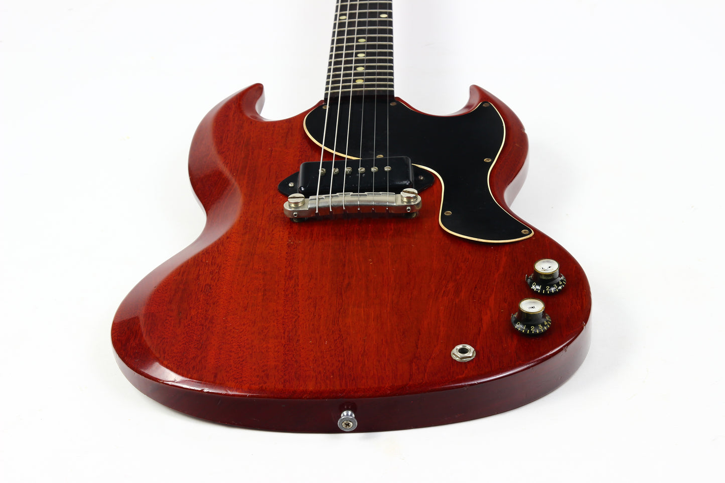 1962 Gibson Les Paul Jr. SG Body Junior Cherry Finish Vintage Electric Guitar | GREAT ONE!