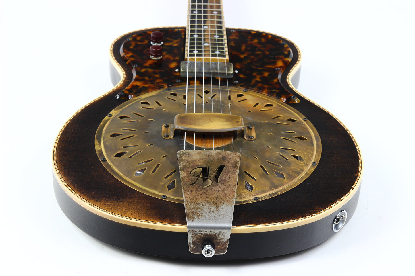 2023 Mule Resophonic Mavis Custom Order w Original Case, Paperwork Resonator Electric Guitar