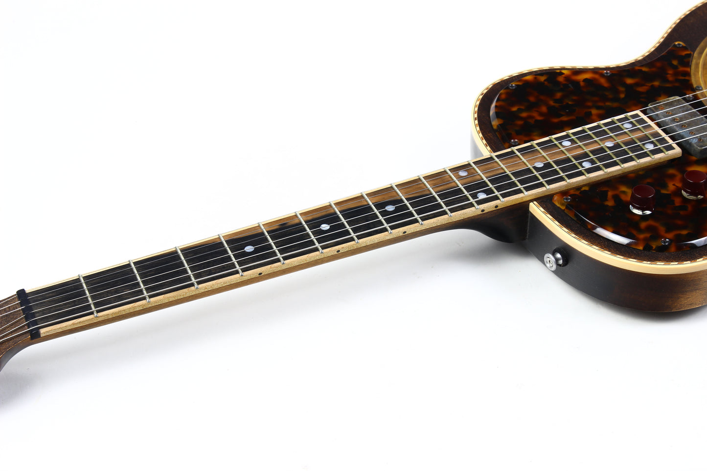 2023 Mule Resophonic Mavis Custom Order w Original Case, Paperwork Resonator Electric Guitar