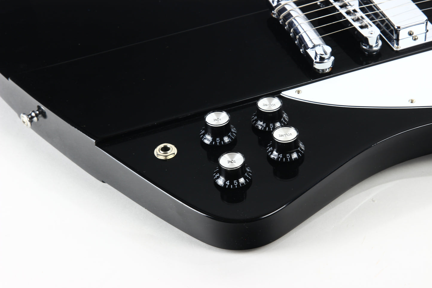 2012 Gibson USA Reverse Firebird V Reissue EBONY BLACK w/ Original Case - LIGHTWEIGHT Steinberger Tuners