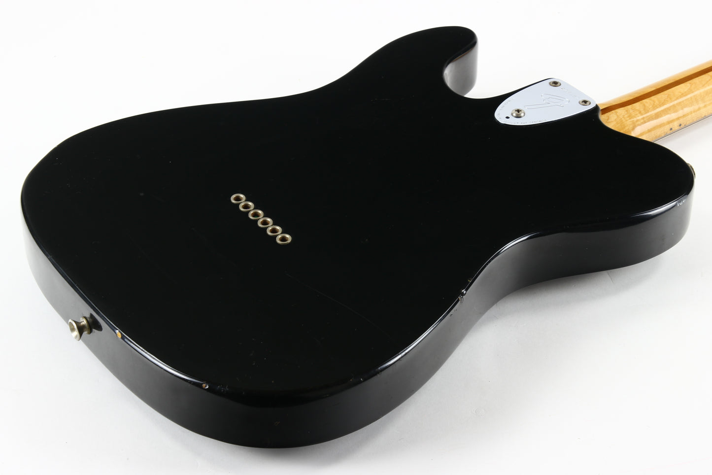 1973 Fender Telecaster Custom FACTORY BLACK | Keith Richards Spec!