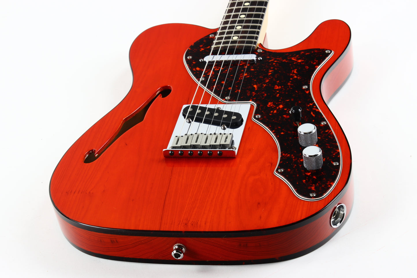 2001 Fender American 90's Telecaster Thinline DOUBLE BOUND TORTOISE Made in USA, ONE-OFF! Matching Headstock!