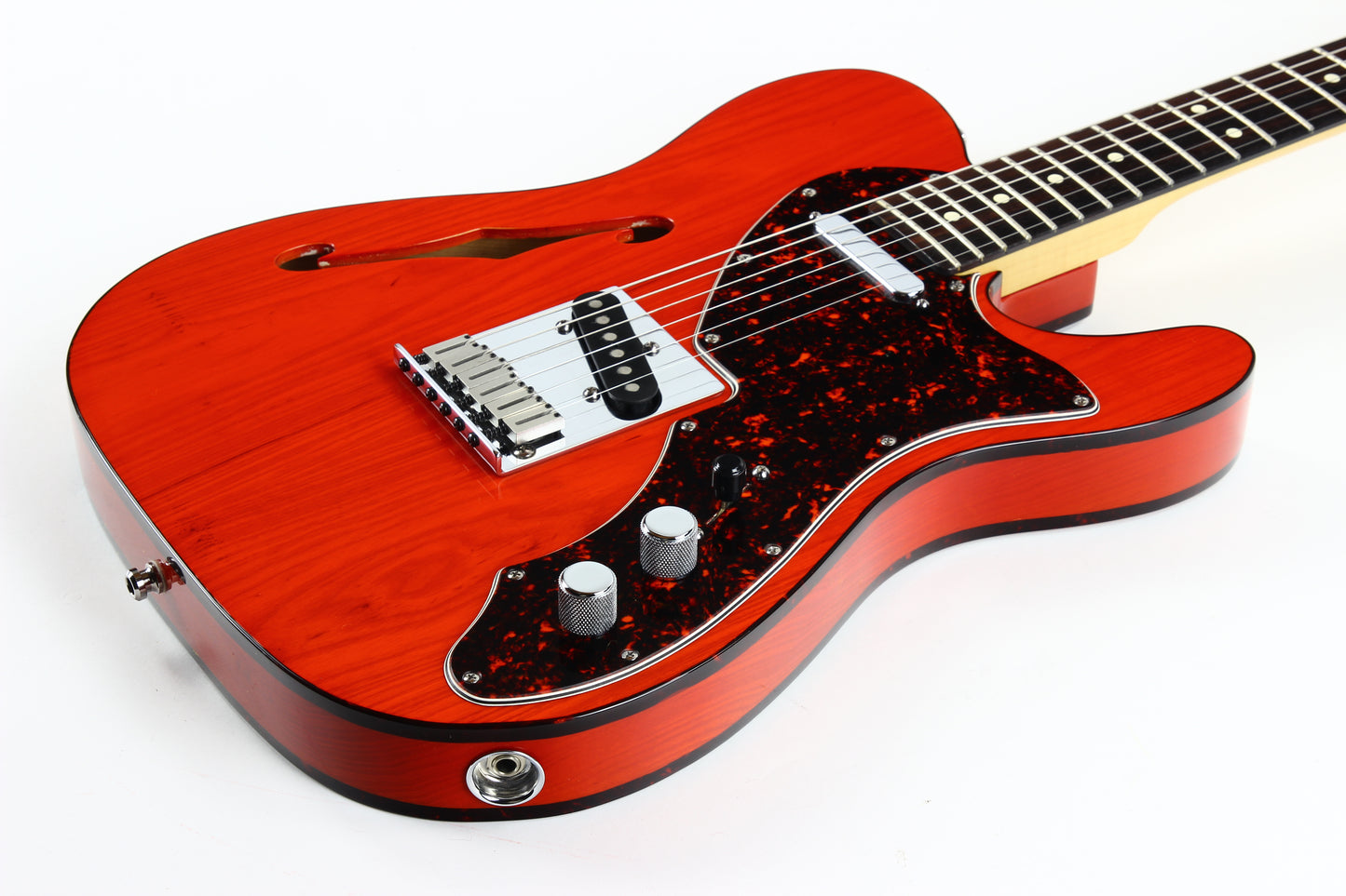 2001 Fender American 90's Telecaster Thinline DOUBLE BOUND TORTOISE Made in USA, ONE-OFF! Matching Headstock!
