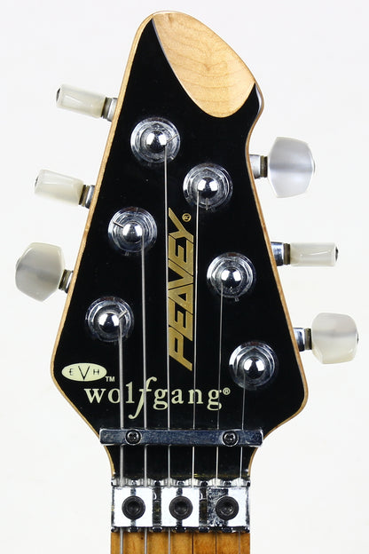 c. 1998 Peavey EVH Wolfgang Standard Archtop Deluxe Red w Binding Flametop USA