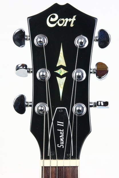 Cort Sunset II Black Solidbody Guitar TV Jones Pickups