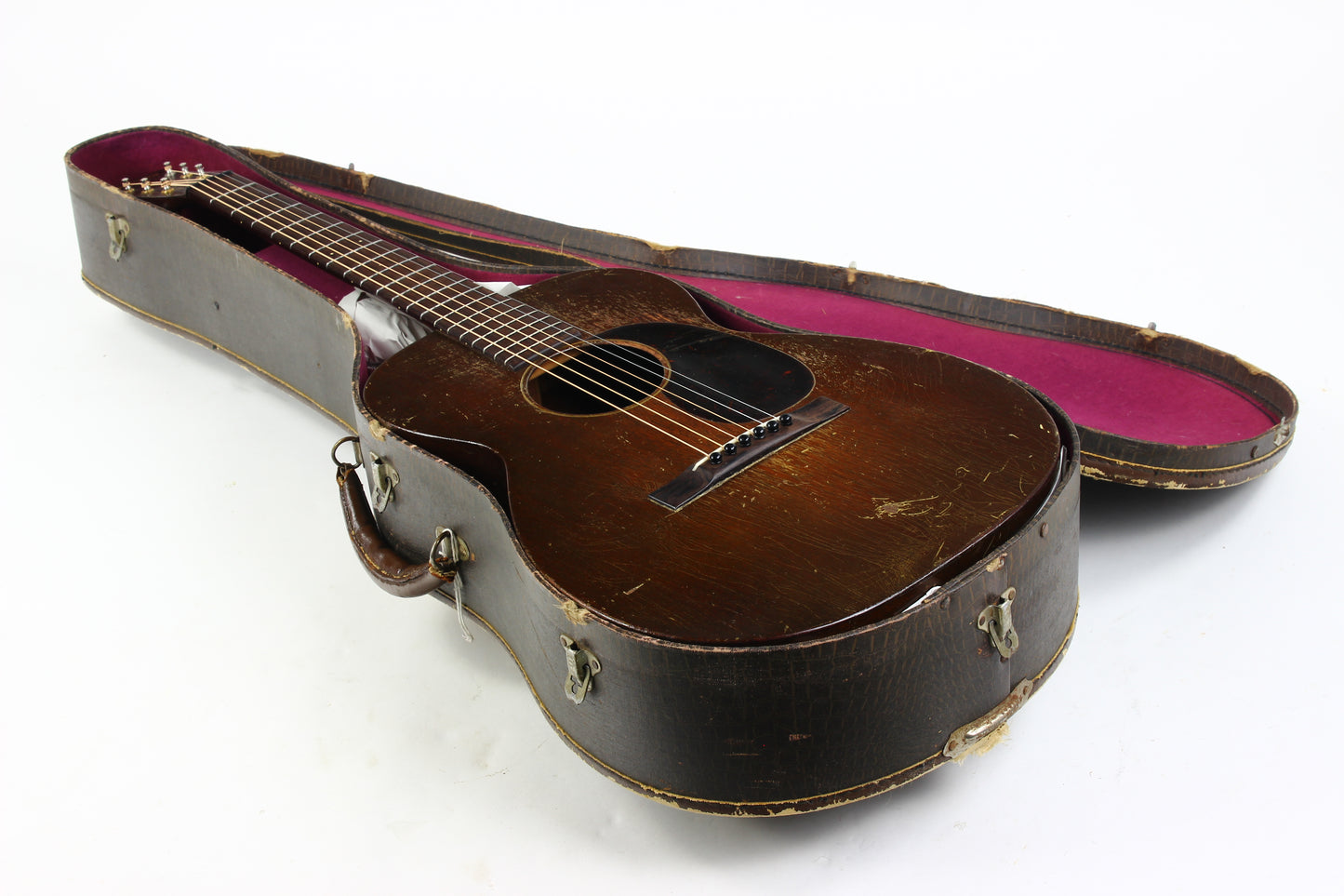 1933 Martin 0-17 Shade Top Sunburst Finish Pre-War | Small Body Mahogany Guitar 1930s Vintage, Shadetop, Shaded Top