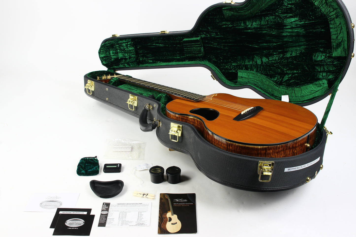 2011 McPherson MG-3.5 Guitar Redwood Top Flamed KOA Back and Sides Acoustic Guitar | LR baggs RTSII