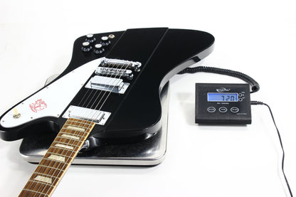 2012 Gibson USA Reverse Firebird V Reissue EBONY BLACK w/ Original Case - LIGHTWEIGHT Steinberger Tuners