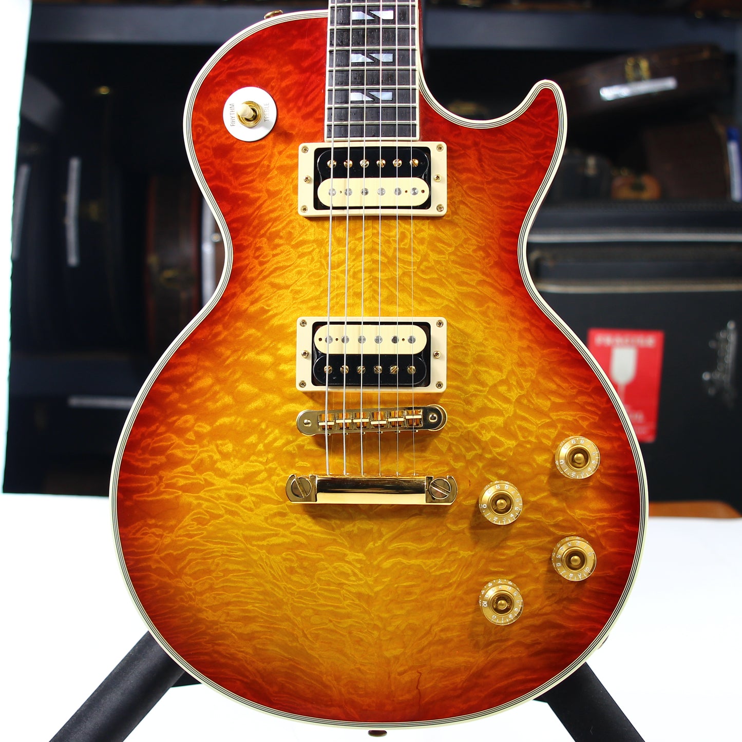 RARE 2006 Gibson Custom Shop Les Paul SUPER CUSTOM Premium Grade - Crazy Quilt Top, S 400 Inlays! 25/50