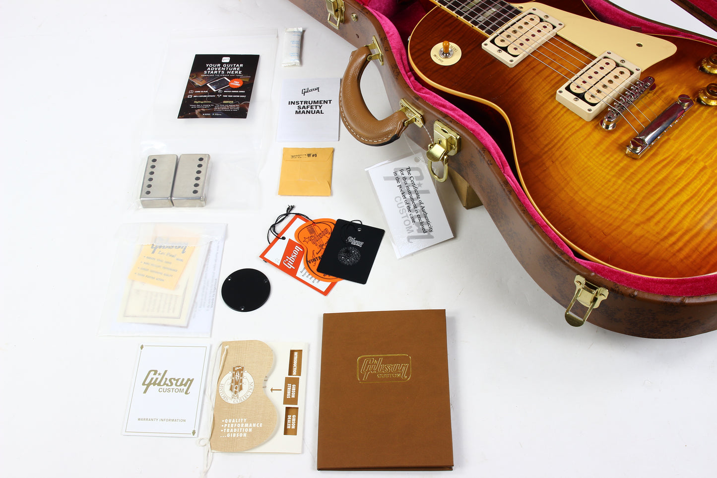 2025 Gibson Custom Shop '59 Les Paul Standard Historic Reissue 1959 R9 DOUBLE CREAM Tea Burst