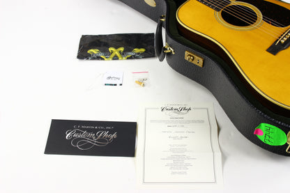 Martin Custom Shop D-28 1937 Authentic Stage 1 Aging Natural Aged Dreadnought Acoustic Guitar Adirondack