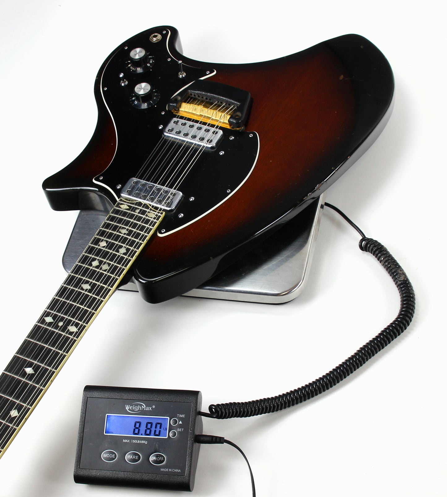 1974 Ovation Deacon 12-String  Vintage Guitar, Sunburst Finish!