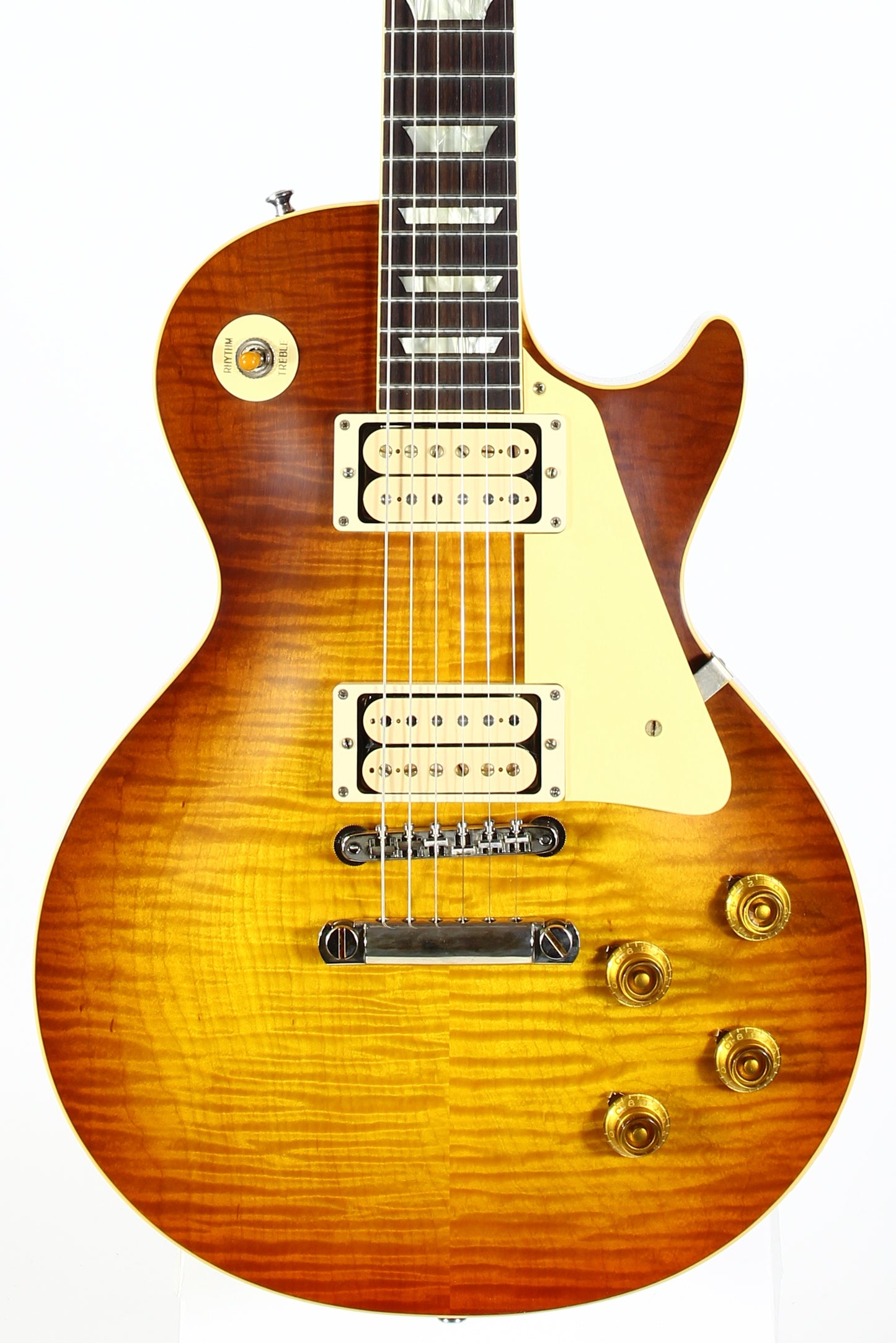 2025 Gibson Custom Shop '59 Les Paul Standard Historic Reissue 1959 R9 DOUBLE CREAM Tea Burst