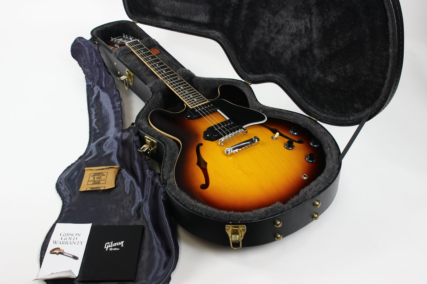 2011 Gibson Custom Shop ES-335 P-90 Limited Run  Satin Vintage Burst Pro Traditional