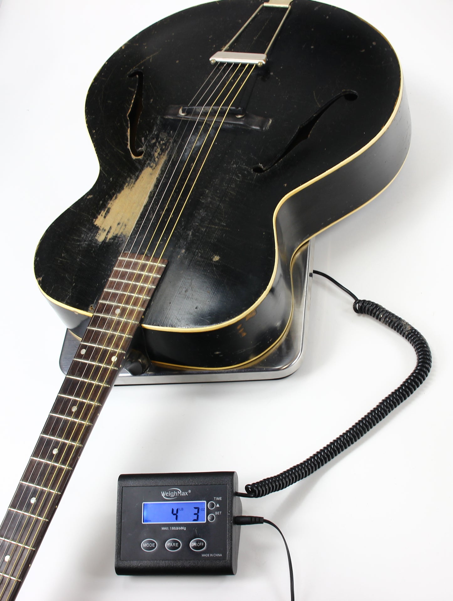 c. 1936 Gibson Black Special Model #4 Archtop Guitar L-50, 16-inch