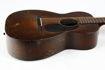 1933 Martin 0-17 Shade Top Sunburst Finish Pre-War | Small Body Mahogany Guitar 1930s Vintage, Shadetop, Shaded Top