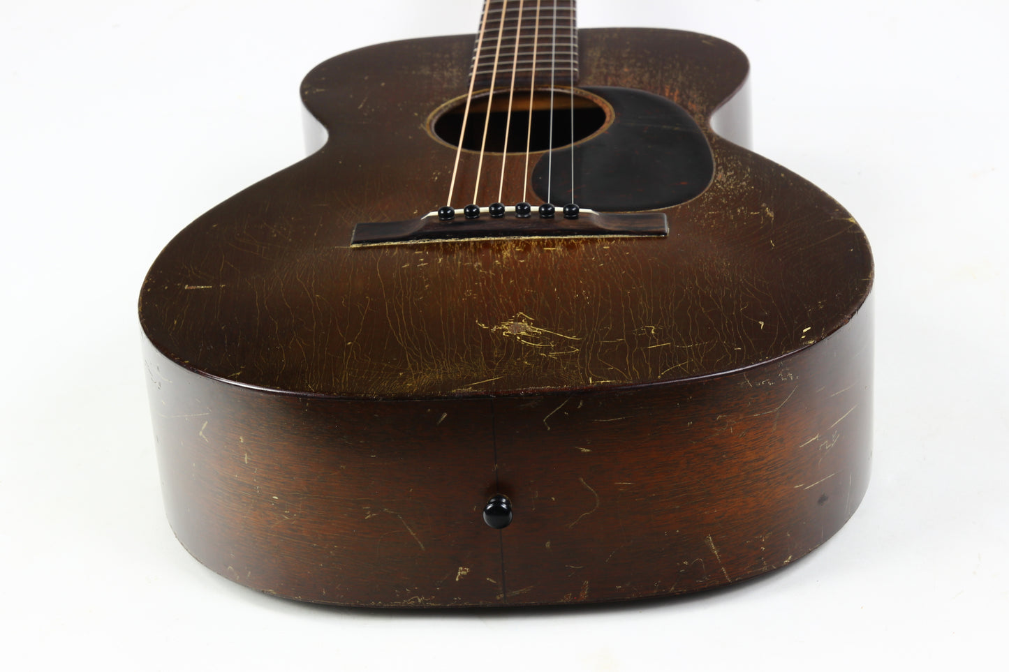 1933 Martin 0-17 Shade Top Sunburst Finish Pre-War | Small Body Mahogany Guitar 1930s Vintage, Shadetop, Shaded Top
