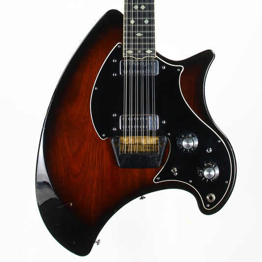 1974 Ovation Deacon 12-String  Vintage Guitar, Sunburst Finish