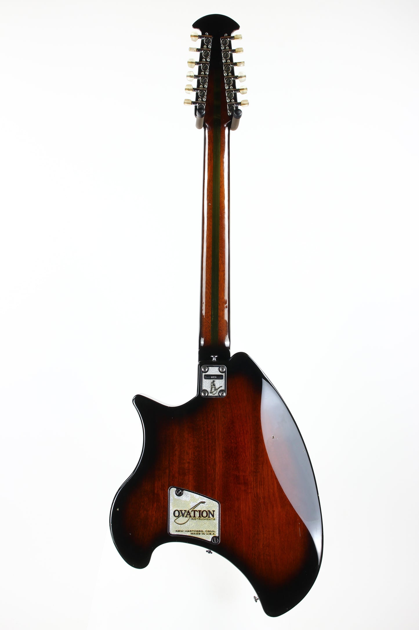 1974 Ovation Deacon 12-String  Vintage Guitar, Sunburst Finish!