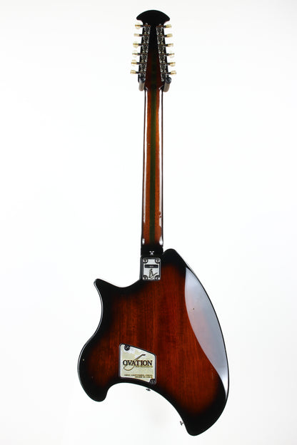 1974 Ovation Deacon 12-String  Vintage Guitar, Sunburst Finish!