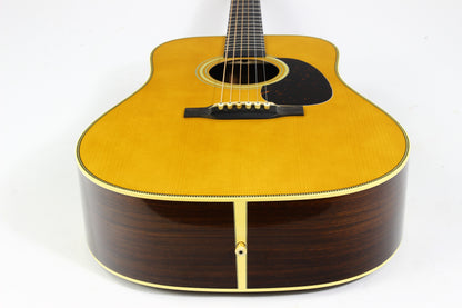 Martin Custom Shop D-28 1937 Authentic Stage 1 Aging Natural Aged Dreadnought Acoustic Guitar Adirondack