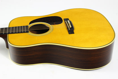 Martin Custom Shop D-28 1937 Authentic Stage 1 Aging Natural Aged Dreadnought Acoustic Guitar Adirondack