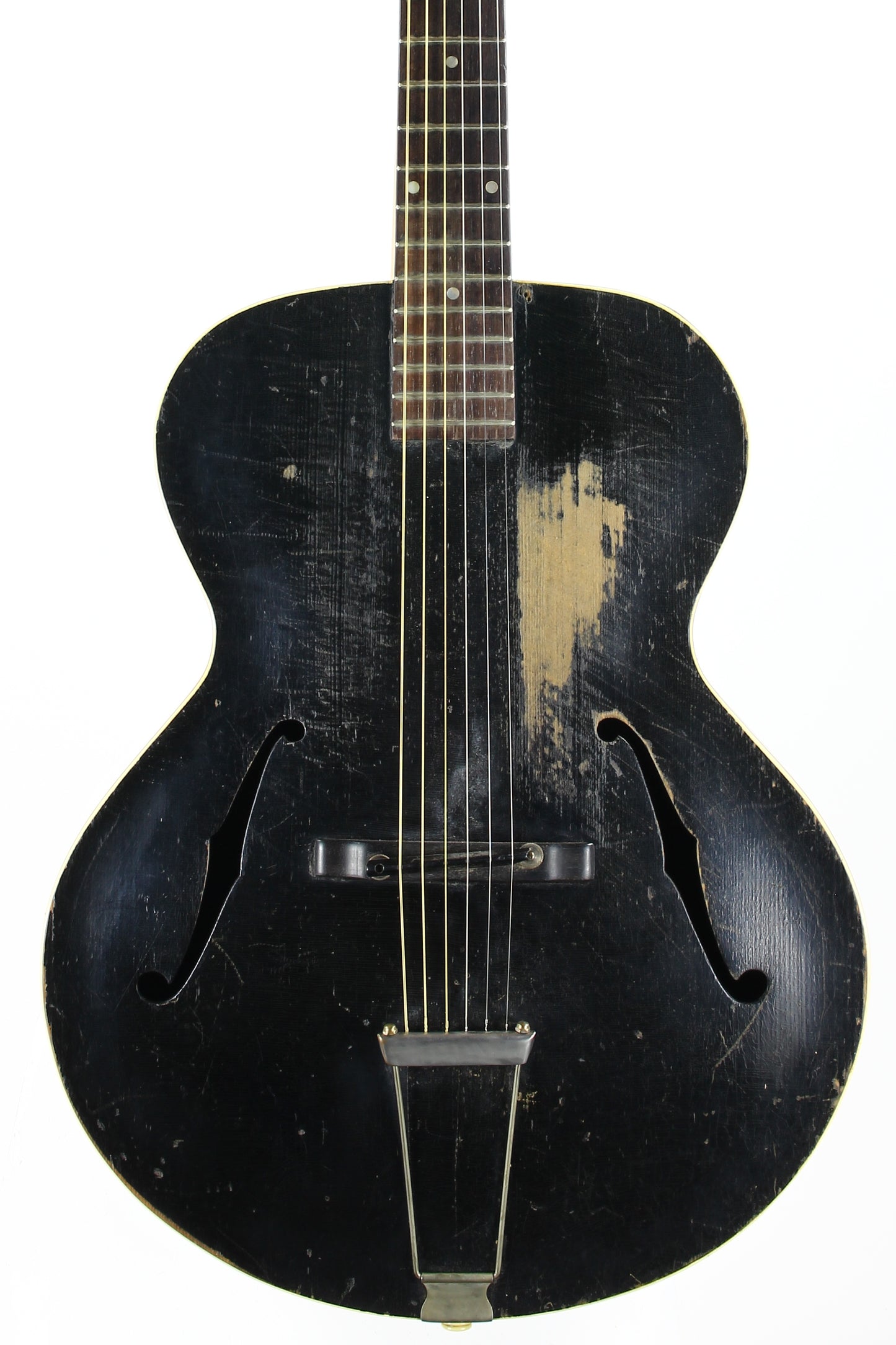 c. 1936 Gibson Black Special Model #4 Archtop Guitar L-50, 16-inch
