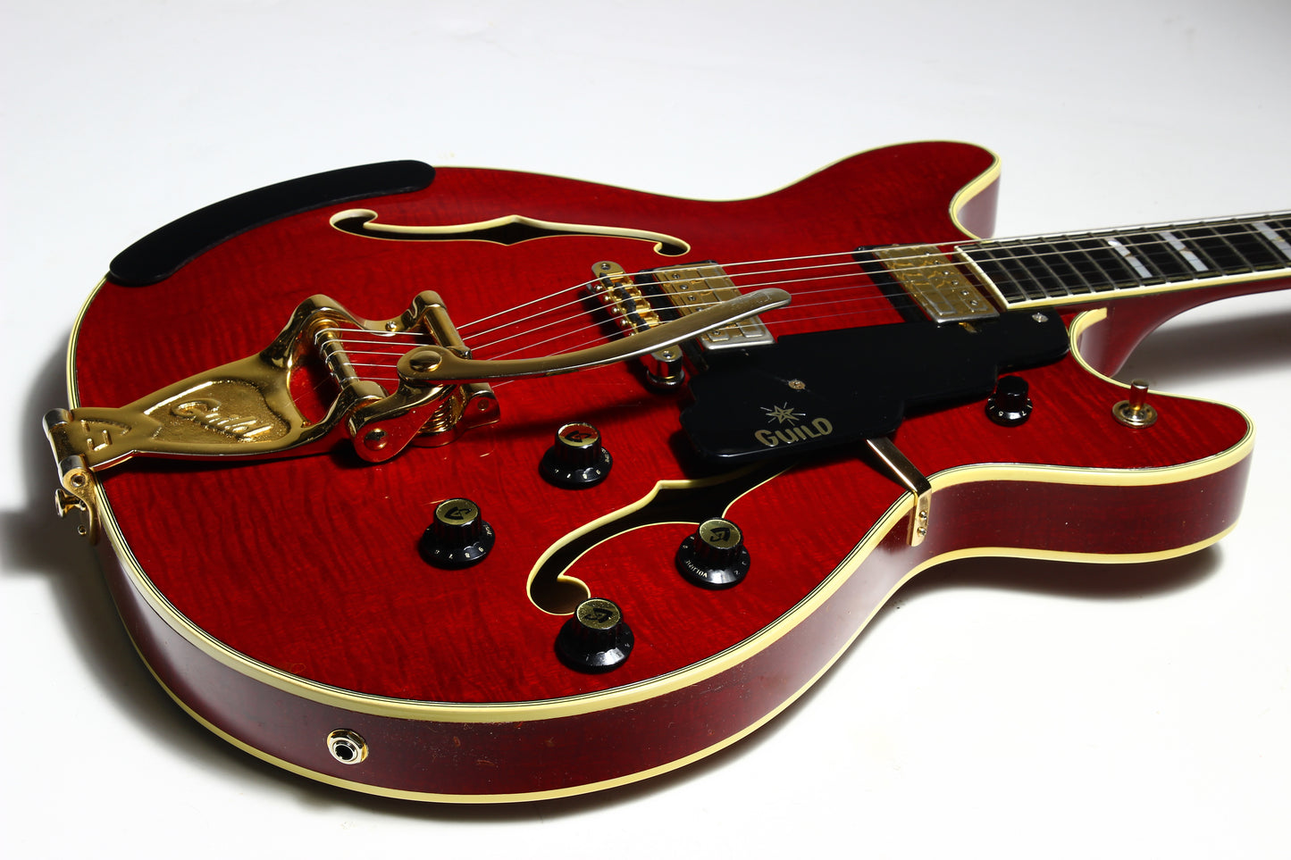 1967 Guild Starfire VI Cherry Red w Original Hard Case and Tags | Vintage 1960s Electric Guitar