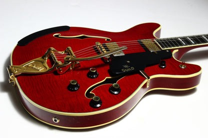 1967 Guild Starfire VI Cherry Red w Original Hard Case and Tags | Vintage 1960s Electric Guitar