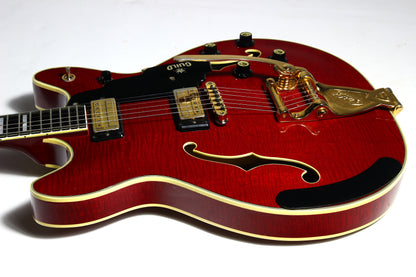 1967 Guild Starfire VI Cherry Red w Original Hard Case and Tags | Vintage 1960s Electric Guitar