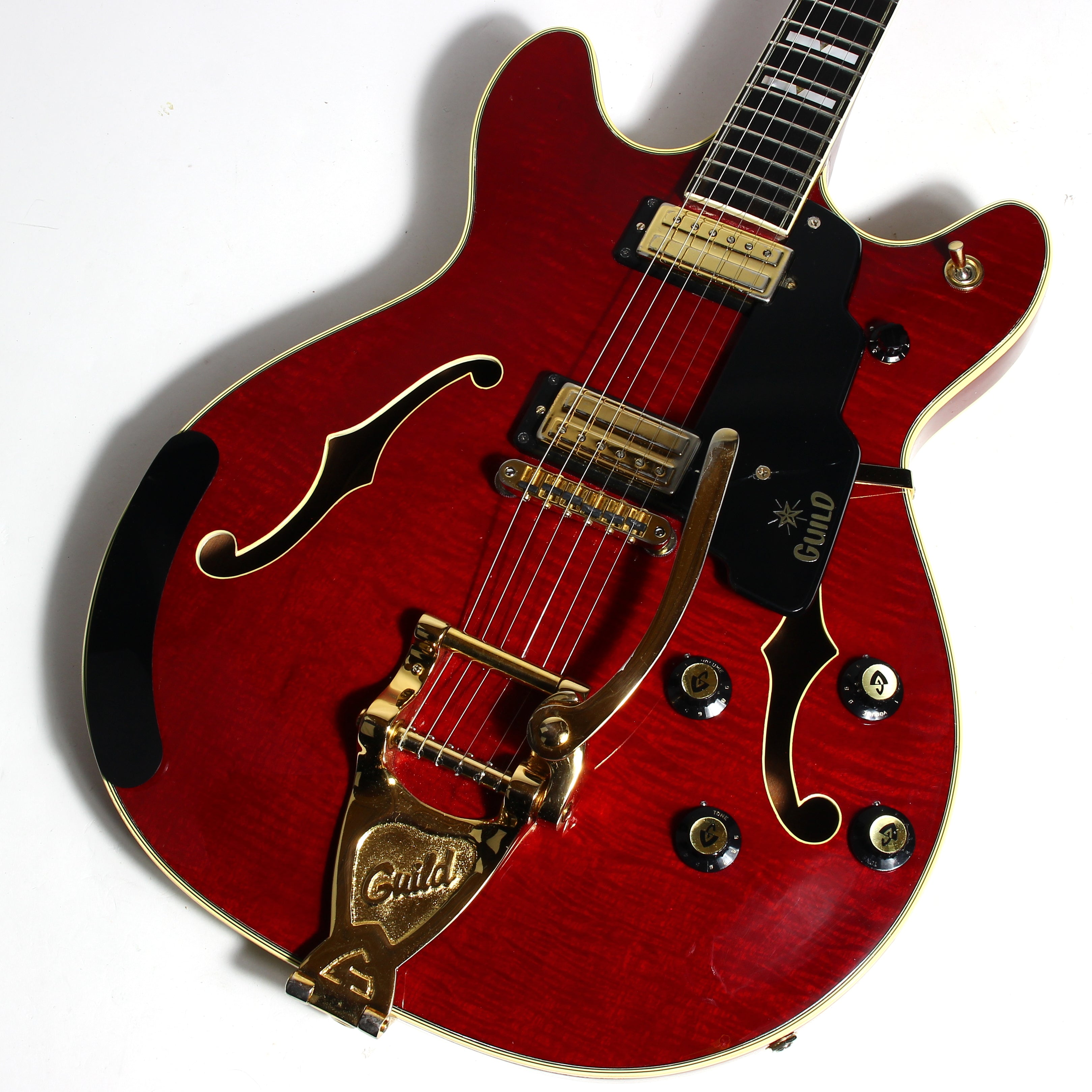 1967 Guild Starfire VI Cherry Red w Original Hard Case and Tags