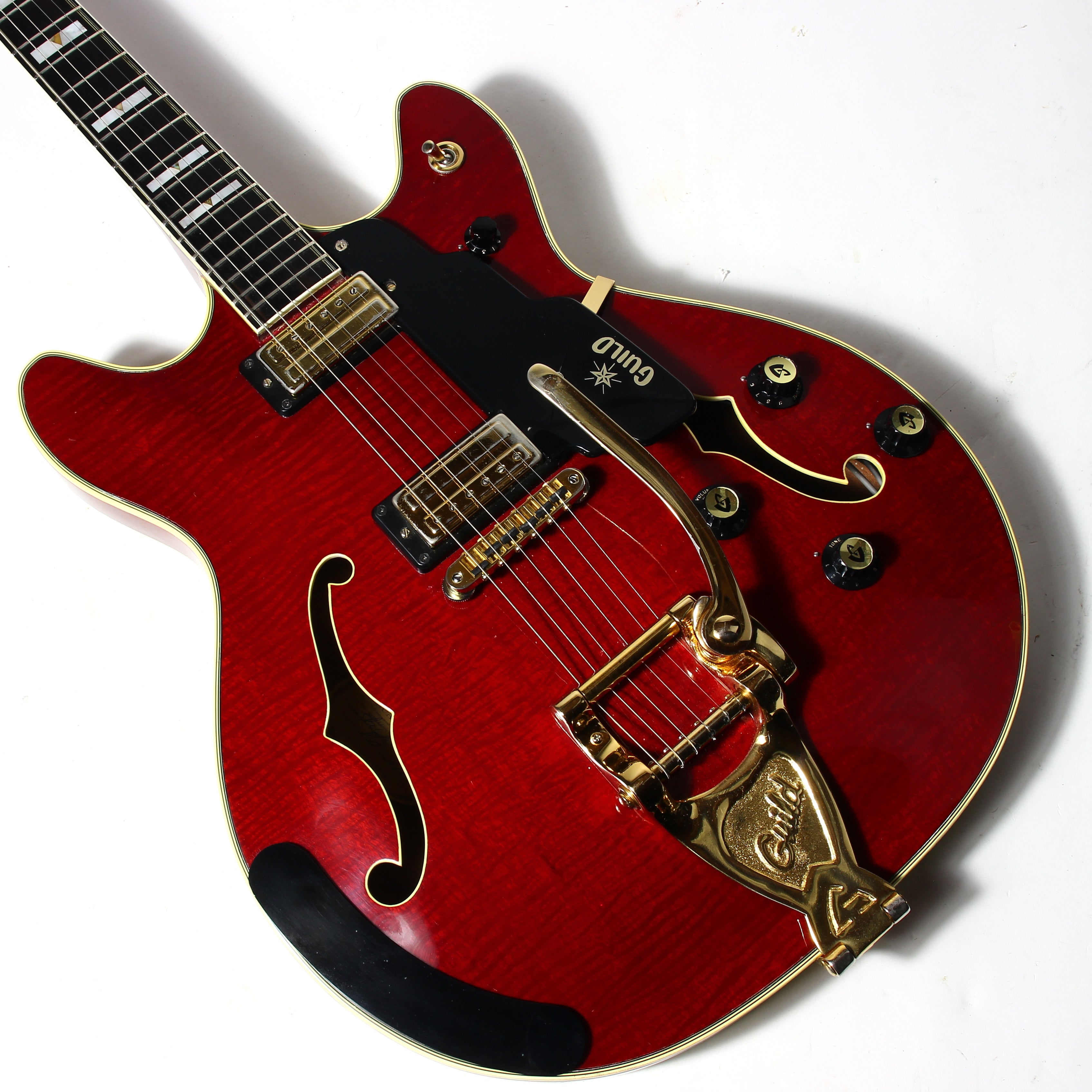 1967 Guild Starfire VI Cherry Red w Original Hard Case and Tags