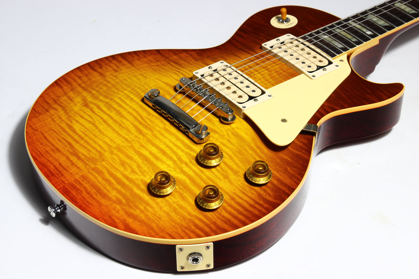 2025 Gibson Custom Shop '59 Les Paul Standard Historic Reissue 1959 R9 DOUBLE CREAM Tea Burst