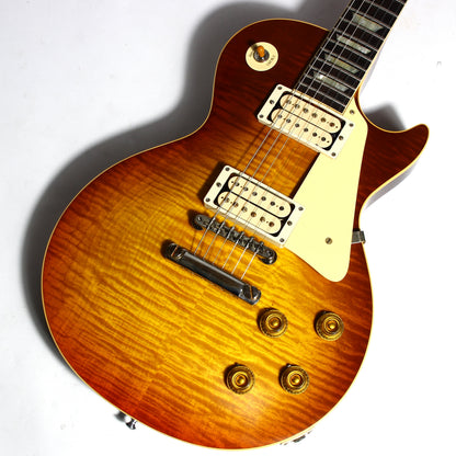 2025 Gibson Custom Shop '59 Les Paul Standard Historic Reissue 1959 R9 DOUBLE CREAM Tea Burst