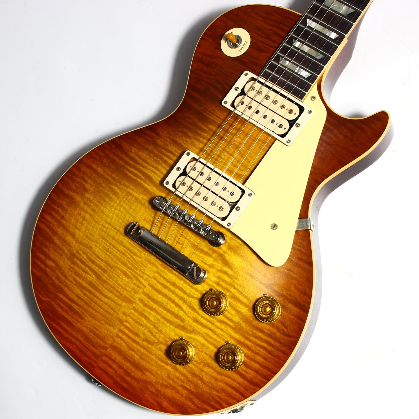 2025 Gibson Custom Shop '59 Les Paul Standard Historic Reissue 1959 R9 DOUBLE CREAM Tea Burst