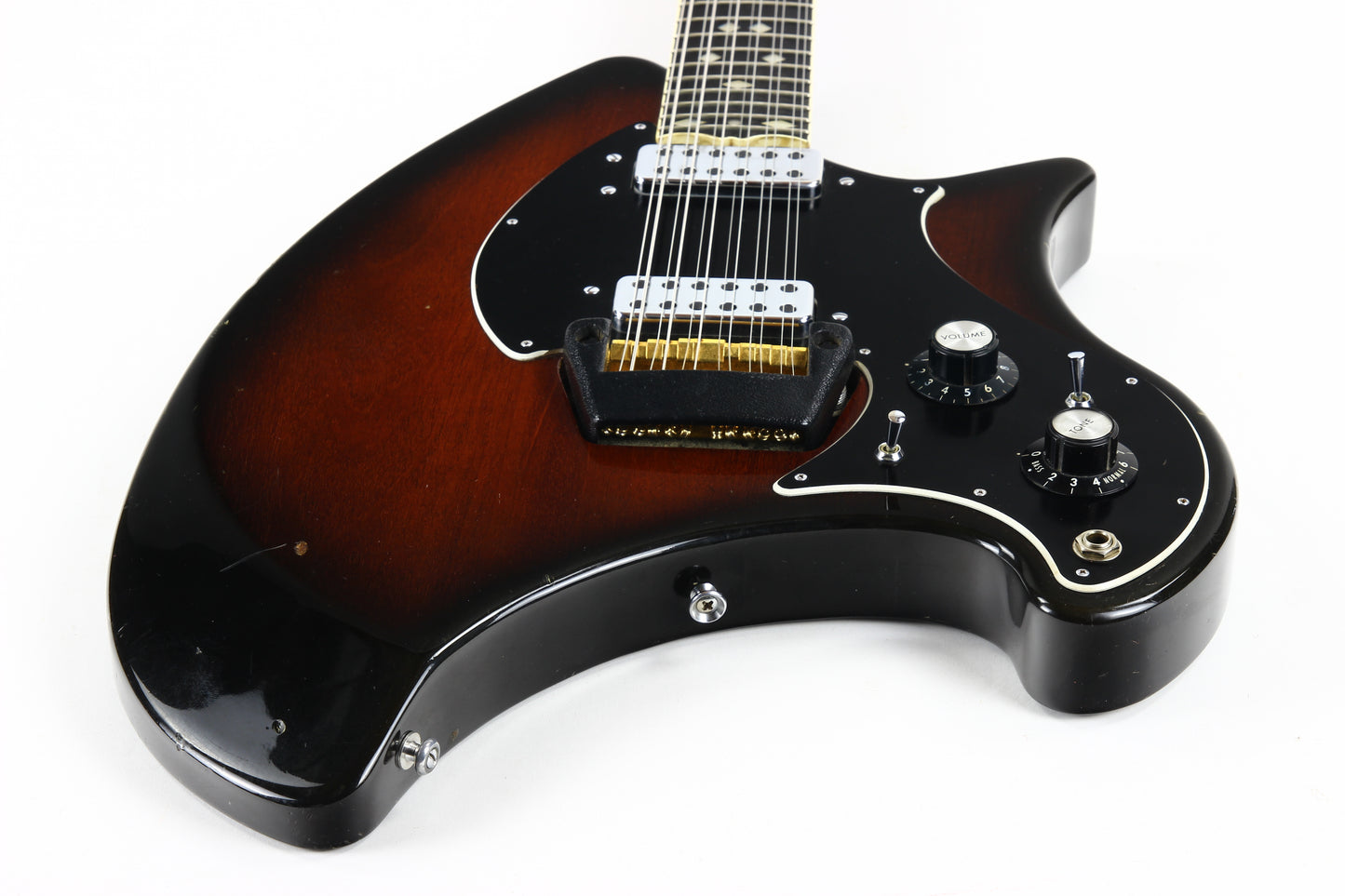 1974 Ovation Deacon 12-String  Vintage Guitar, Sunburst Finish!