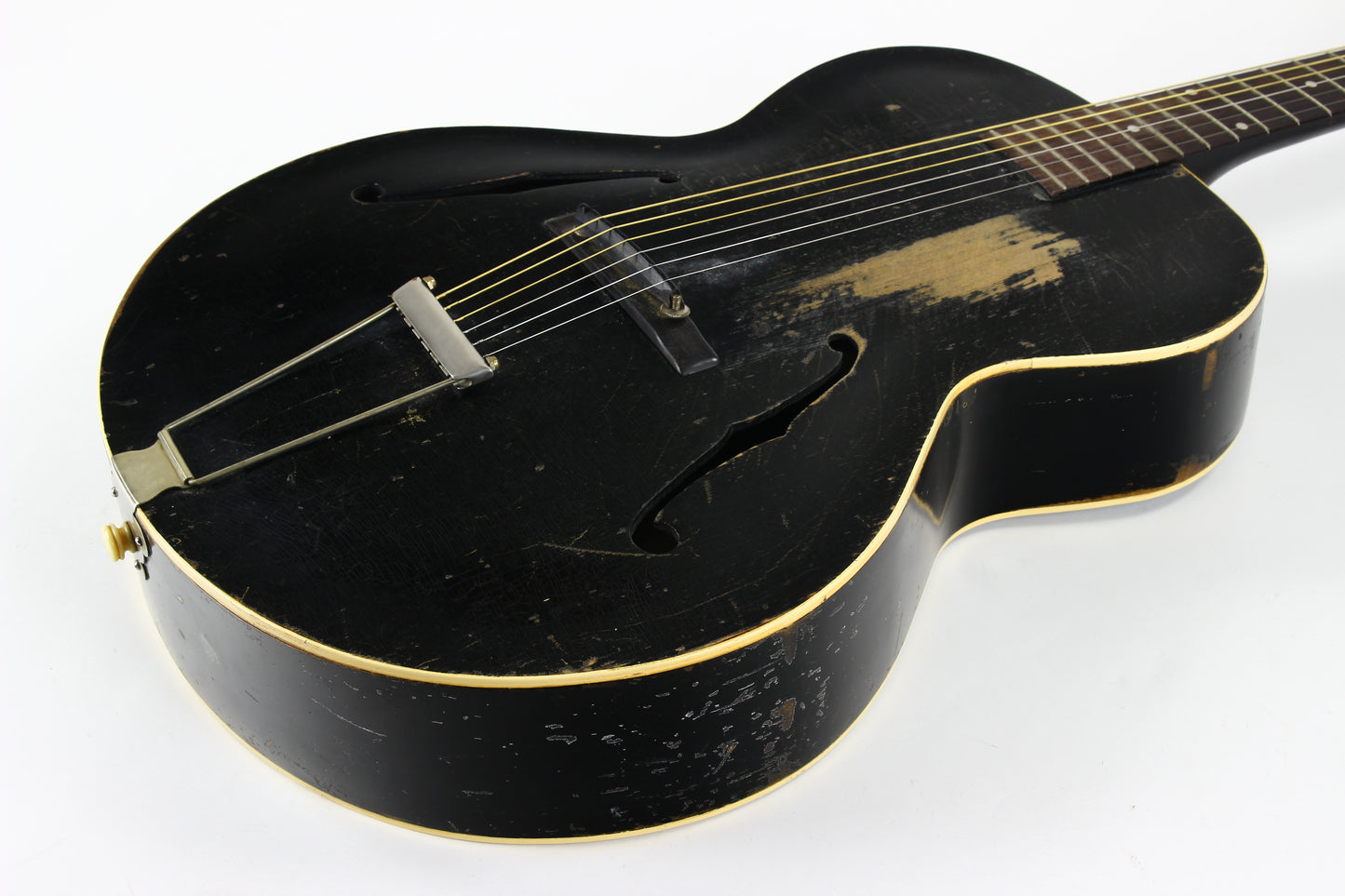 c. 1936 Gibson Black Special Model #4 Archtop Guitar L-50, 16-inch