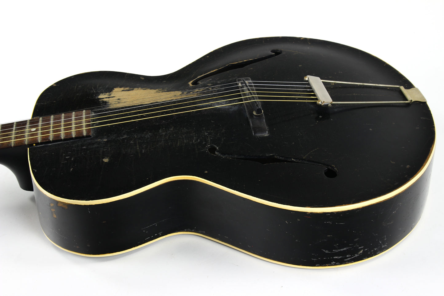 c. 1936 Gibson Black Special Model #4 Archtop Guitar L-50, 16-inch