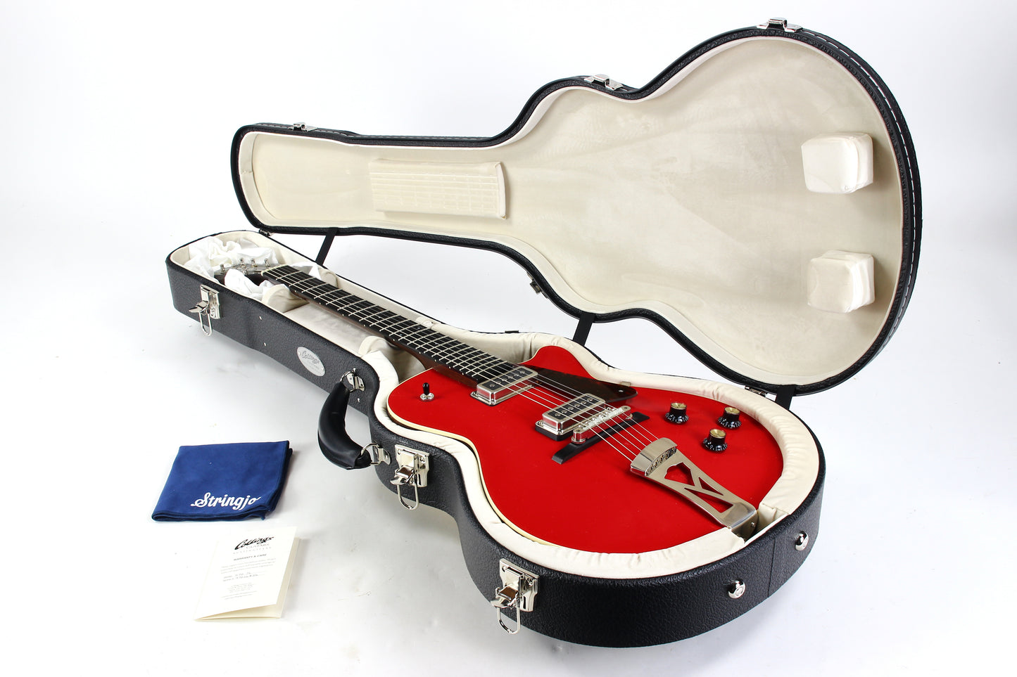 2026 Collings 470 JL Dakota Red Julian Lage Signature Model Electric Guitar Solid Tailpiece