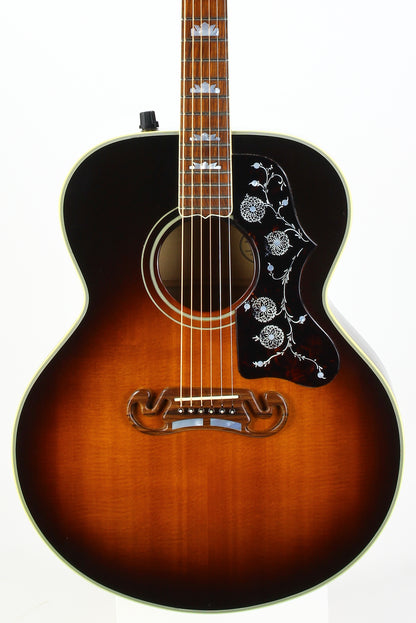 1991 Gibson Montana SJ-200 Jumbo Acoustic Electric Guitar J200 E Sunburst