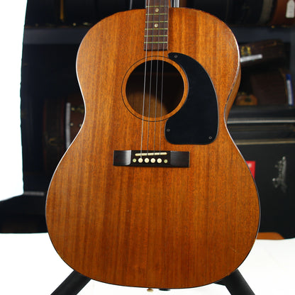 CLEAN 1966 Gibson TG-0 w/ Original Case & Tags! Vintage Tenor Guitar - Flat Top, Mahogany 1960's