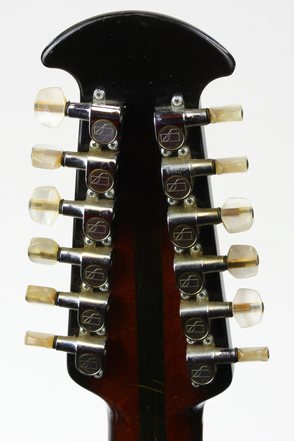 1974 Ovation Deacon 12-String  Vintage Guitar, Sunburst Finish!