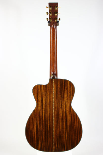 Bourgeois OM-C 2007 Cutaway Custom Acoustic Guitar - Adirondack  Indian Rosewood