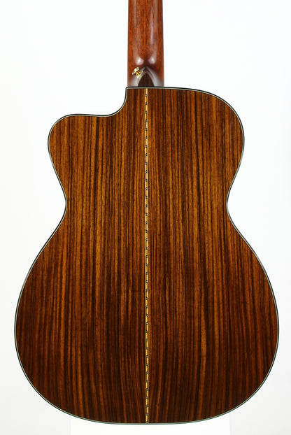 Bourgeois OM-C 2007 Cutaway Custom Acoustic Guitar - Adirondack  Indian Rosewood