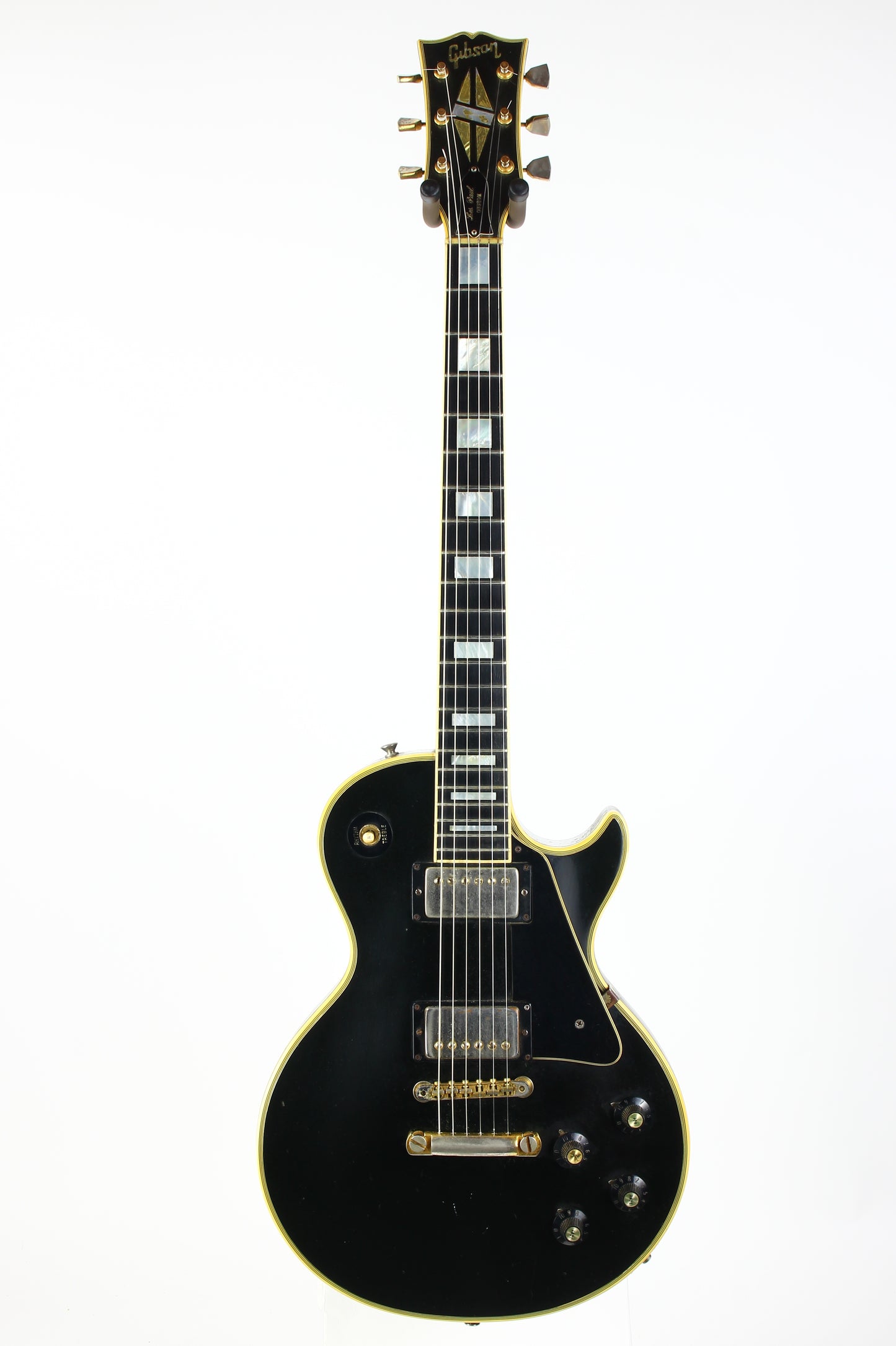 1973 Gibson Les Paul Custom BLACK BEAUTY Vintage Electric Guitar Original PAT # Pickups